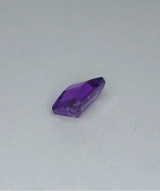 4.63ct Natural Purplish Amethyst Emerald Cut Loose Gemstone From Brazil — view 3